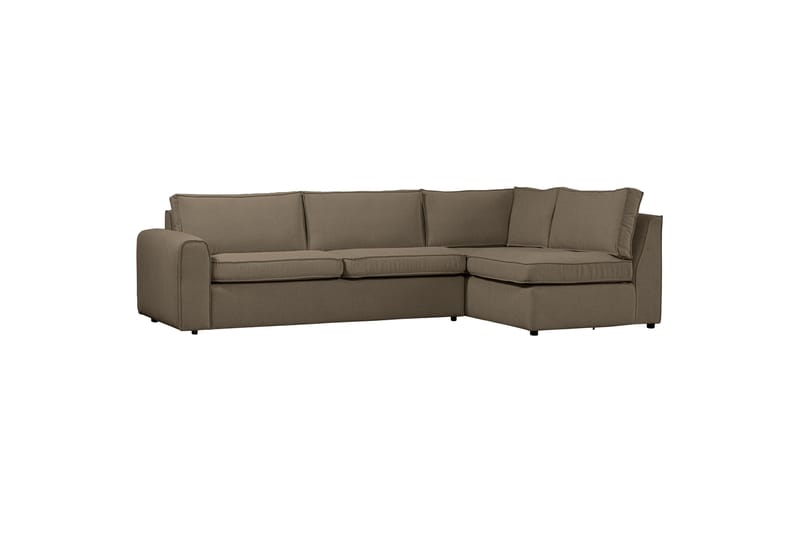 Freek Soffa med Schäslong 3-sits - Mörk Sand - Möbler - Soffa - Divansoffor & schäslongsoffa - 3 sits soffa med divan