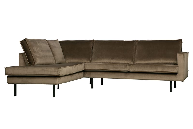 Lissbon Hörnsoffa - Taupe - Möbler - Soffa - Divansoffor & schäslongsoffa - 3 sits soffa med divan