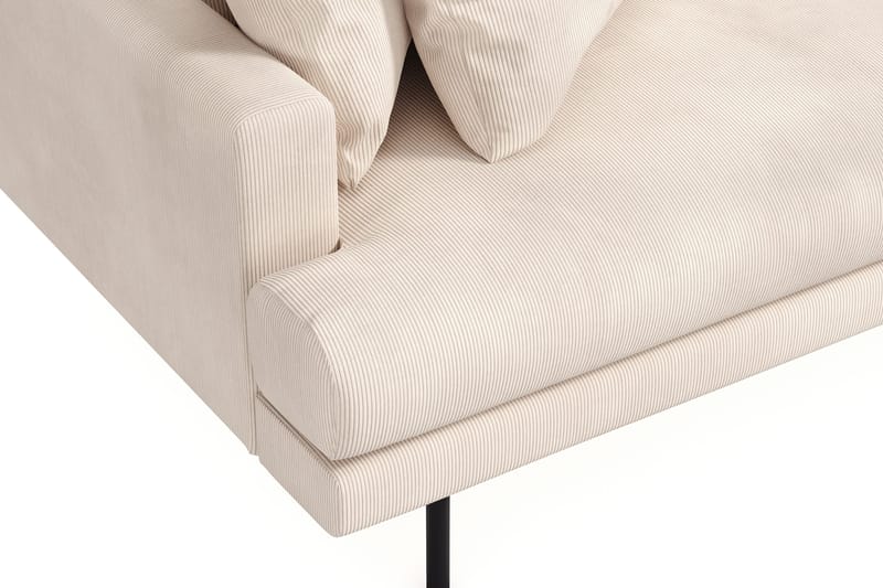 Menard 4-sits Högervänd L-formad Divansoffa i Manchester - Beige - Möbler - Soffa - Divansoffor & schäslongsoffa - 4 sits soffa med divan