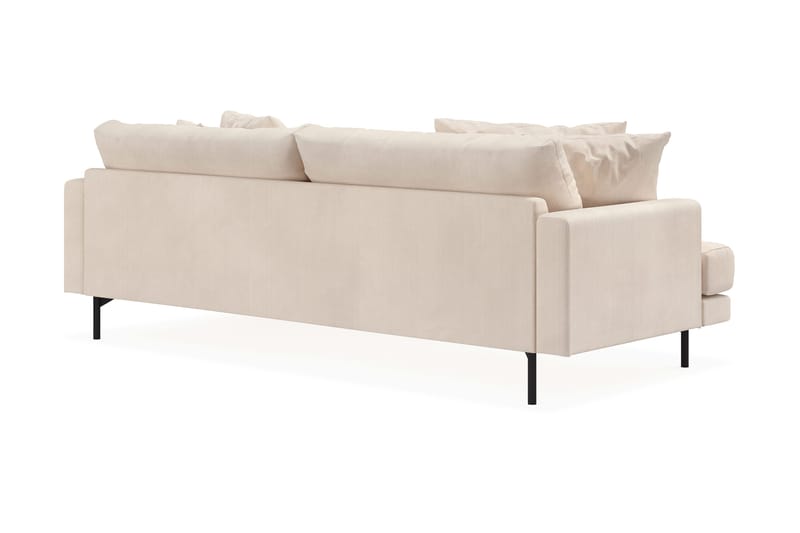 Menard 4-sits Högervänd L-formad Divansoffa i Manchester - Beige - Möbler - Soffa - Divansoffor & schäslongsoffa - 4 sits soffa med divan