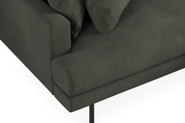 Menard 4-sits Högervänd L-formad Divansoffa i Manchester - Mörkgrön - Möbler - Soffa - Divansoffor & schäslongsoffa