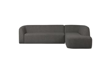 Mooli Soffa med Schäslong 3-sits - Grå/Svart - Möbler - Soffa - Divansoffor & schäslongsoffa - 3 sits soffa med divan