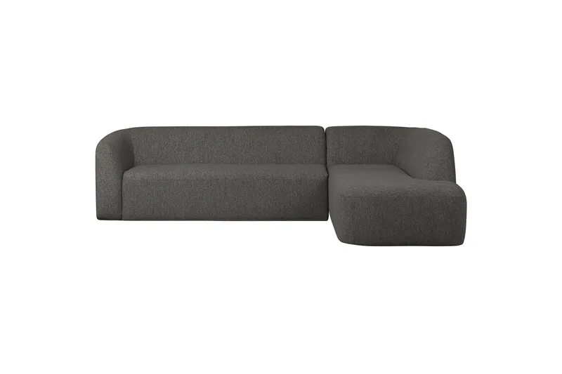 Mooli Soffa med Schäslong 3-sits - Grå/Svart - Möbler - Soffa - Divansoffor & schäslongsoffa - 3 sits soffa med divan