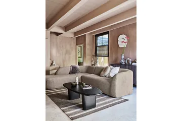 Mooli Soffa med Schäslong 3-sits - Naturmelange - Möbler - Soffa - Divansoffor & schäslongsoffa - 3 sits soffa med divan