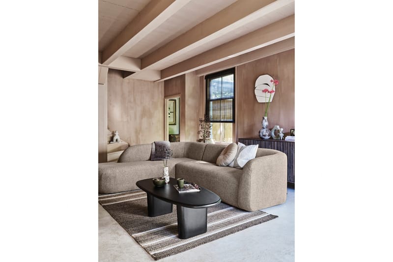 Mooli Soffa med Schäslong 3-sits - Naturmelange - Möbler - Soffa - Divansoffor & schäslongsoffa - 3 sits soffa med divan