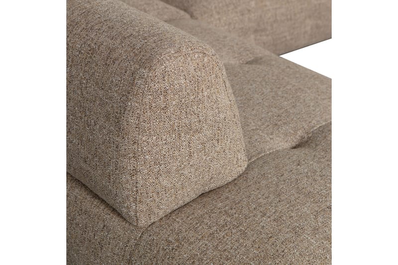 Ranta Soffa med Schäslong 3-sits - Brun - Möbler - Soffa - Divansoffor & schäslongsoffa - 3 sits soffa med divan