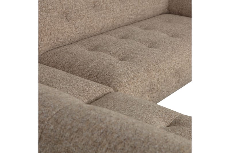 Ranta Soffa med Schäslong 3-sits - Brun - Möbler - Soffa - Divansoffor & schäslongsoffa - 3 sits soffa med divan