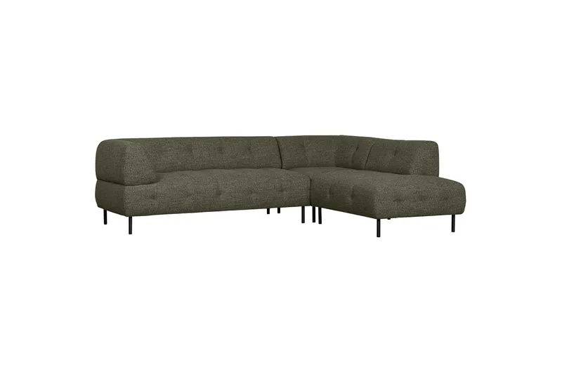 Ranta Soffa med Schäslong 3-sits - Grönmelange - Möbler - Soffa - Divansoffor & schäslongsoffa - 3 sits soffa med divan
