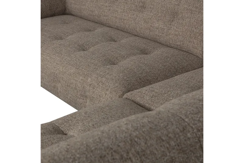 Ranta Soffa med Schäslong 3-sits - Mörkbrun - Möbler - Soffa - Divansoffor & schäslongsoffa - 3 sits soffa med divan