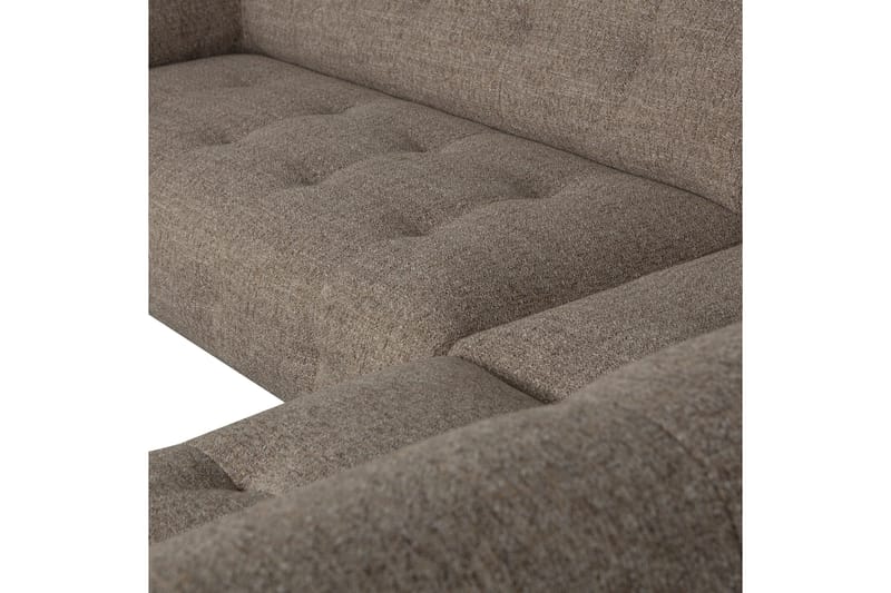 Ranta Soffa med Schäslong 3-sits - Mörkbrun - Möbler - Soffa - Divansoffor & schäslongsoffa - 3 sits soffa med divan