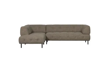 Ranta Soffa med Schäslong 3-sits - Mörkbrun - Möbler - Soffa - Divansoffor & schäslongsoffa