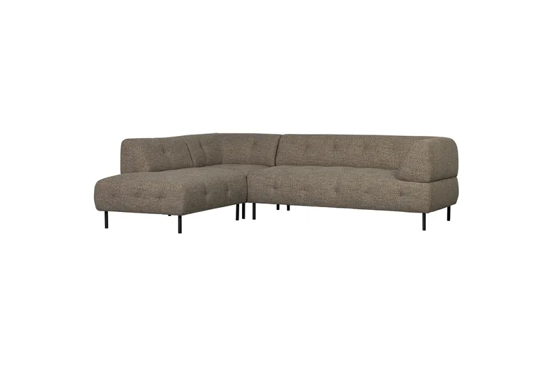 Ranta Soffa med Schäslong 3-sits - Mörkbrun - Möbler - Soffa - Divansoffor & schäslongsoffa - 3 sits soffa med divan