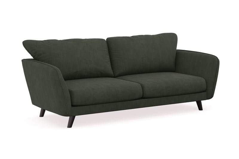 Trend Lyx 3-sits Manchestersoffa - Mörkgrön - Möbler - Soffa - Divansoffor & schäslongsoffa