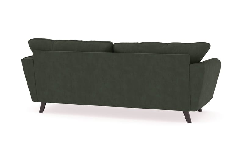 Trend Lyx 3-sits Manchestersoffa - Mörkgrön - Möbler - Soffa - 3 sits soffa