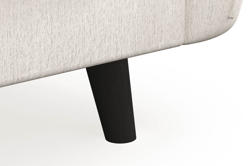 Trend Lyx 3-sits Sammetssoffa - Krämvit - Möbler - Soffa - Divansoffor & schäslongsoffa
