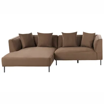 3-sits soffa Sater Högervänd - Brun - Möbler - Soffa - Divansoffor & schäslongsoffa