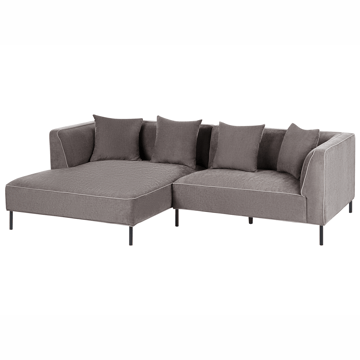 3-sits soffa Sater Högervänd - Taupe - Möbler - Soffa - Divansoffor & schäslongsoffa