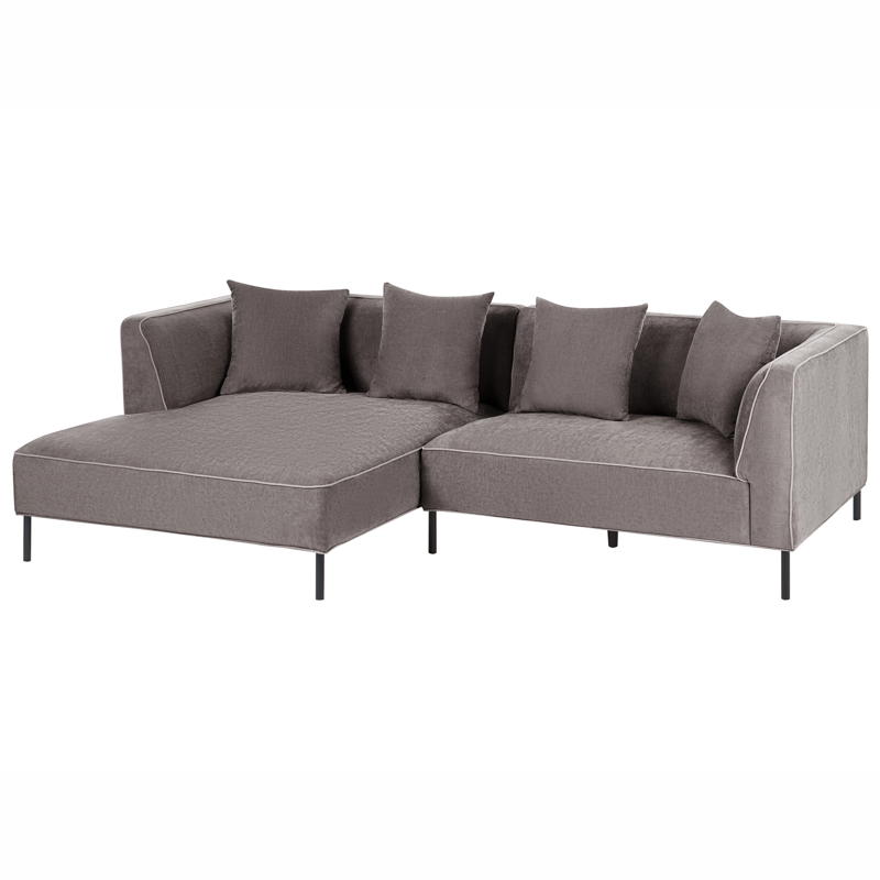 3-sits soffa Sater Högervänd - Taupe - Möbler - Soffa - Divansoffor & schäslongsoffa