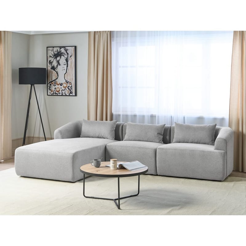 3-sits soffa Svansele - Ljusgrå/Högervänd - Möbler - Soffa - Hörnsoffa