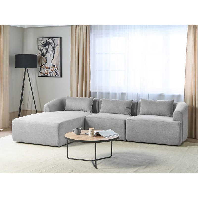 3-sits soffa Svansele - Ljusgrå/Högervänd - Möbler - Soffa - Hörnsoffa