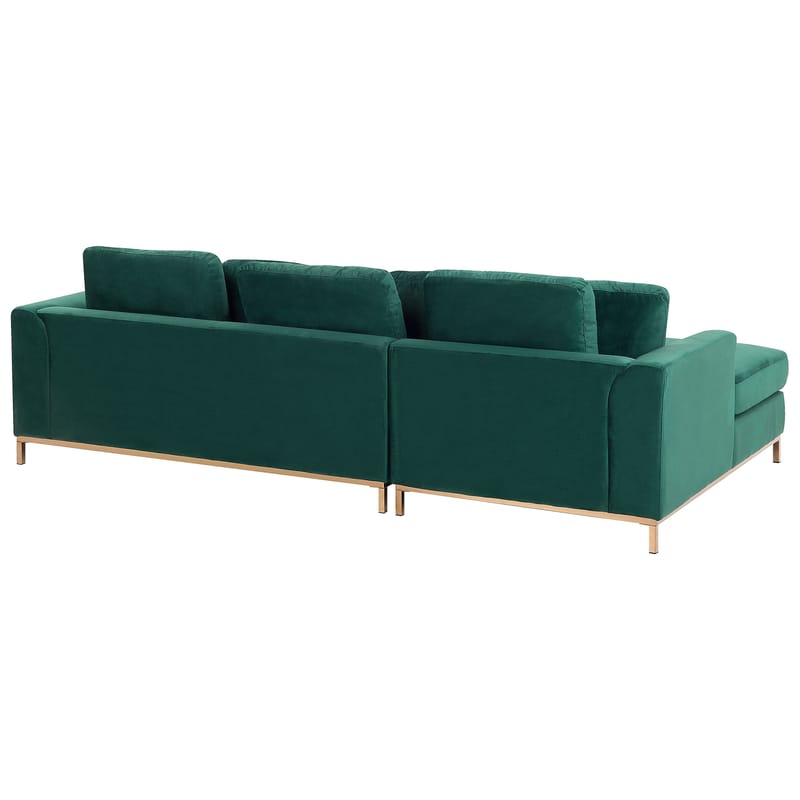 Hörnsoffa 4-sits Oslo Vänstervänd - Mörkgrön - Möbler - Soffa - Divansoffor & schäslongsoffa - 4 sits soffa med divan