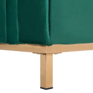 Hörnsoffa 4-sits Oslo Vänstervänd - Mörkgrön - Möbler - Soffa - Divansoffor & schäslongsoffa - 4 sits soffa med divan