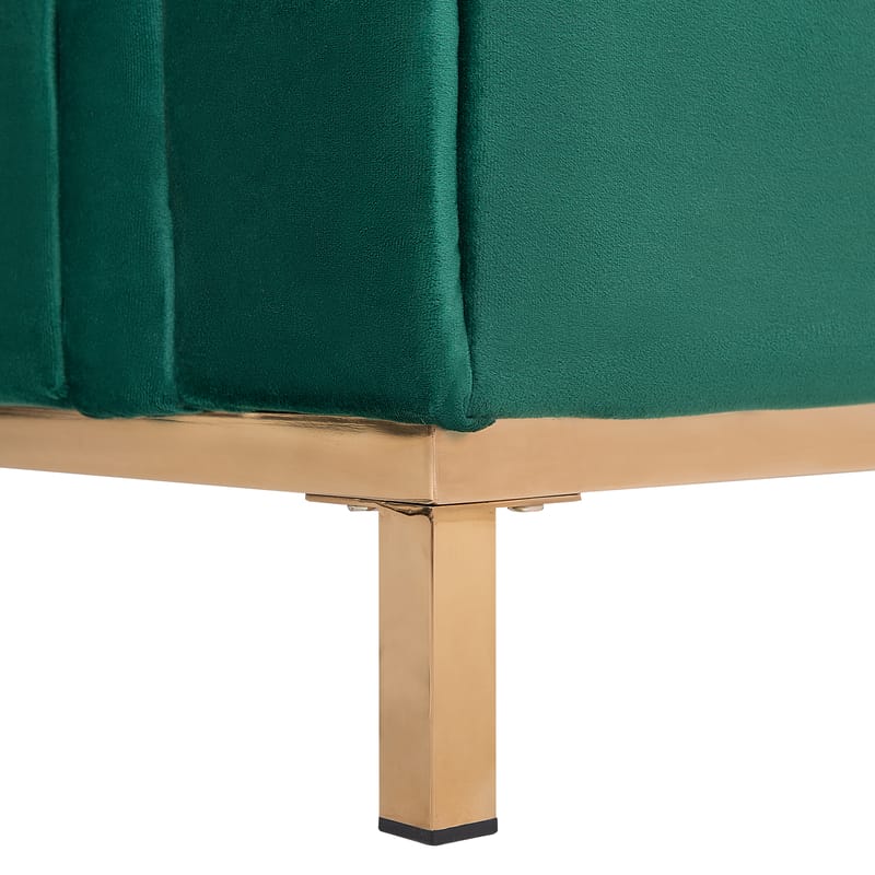 Hörnsoffa 4-sits Oslo Vänstervänd - Mörkgrön - Möbler - Soffa - Divansoffor & schäslongsoffa - 4 sits soffa med divan