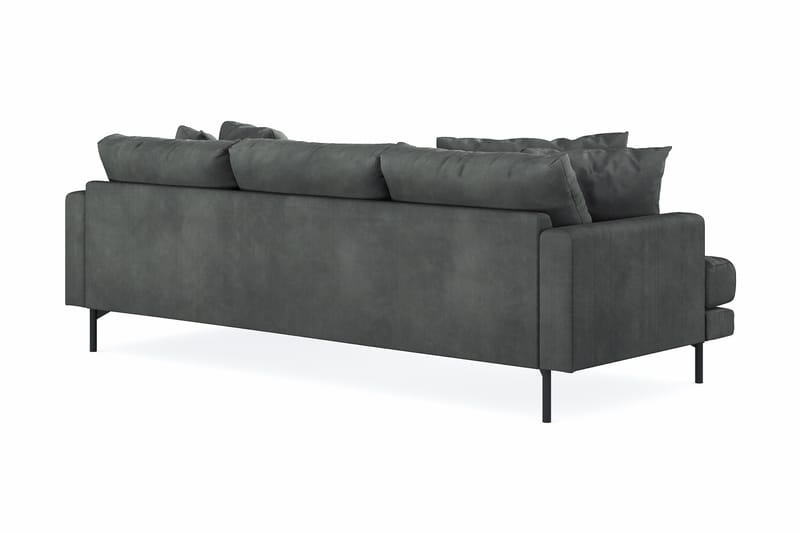 Menard 3-sits Högervänd L-formad Divansoffa i Manchester - Grå - Möbler - Soffa - Divansoffor & schäslongsoffa