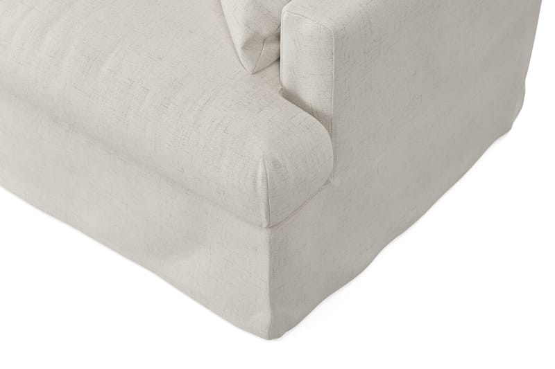 Menard 4-sits Högervänd L-formad Schäslongsoffa i Tyg - Beige - Möbler - Soffa - Divansoffor & schäslongsoffa - 4 sits soffa med divan