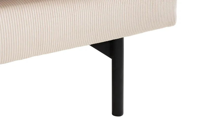 Menard 4-sits Vänstervänd L-formad Djup Schäslongsoffa i Manchester - Beige - Möbler - Soffa - Divansoffor & schäslongsoffa - 4 sits soffa med divan
