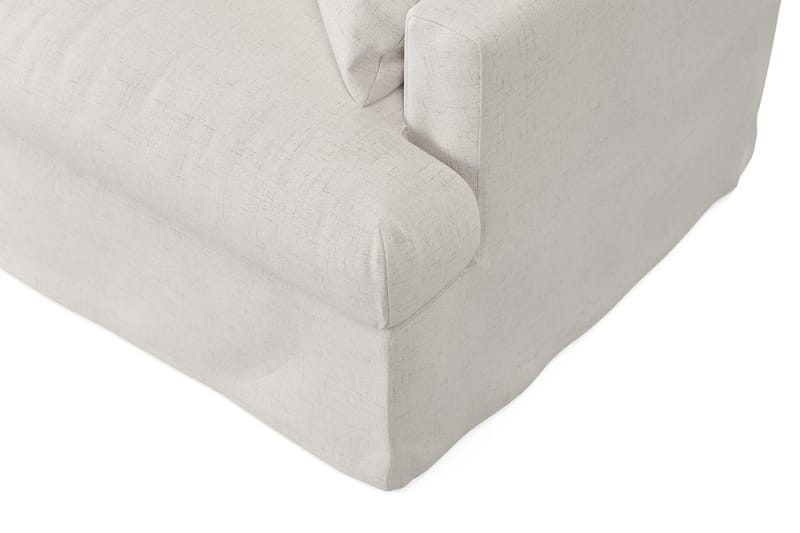 Menard 4-sits Vänstervänd L-formad Schäslongsoffa i Tyg - Beige - Möbler - Soffa - Divansoffor & schäslongsoffa - 4 sits soffa med divan