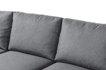 Peppe 4-sits Vänstervänd L-formad Schäslongsoffa i Tyg - Ljusgrå - Möbler - Soffa - Divansoffor & schäslongsoffa - 4 sits soffa med divan