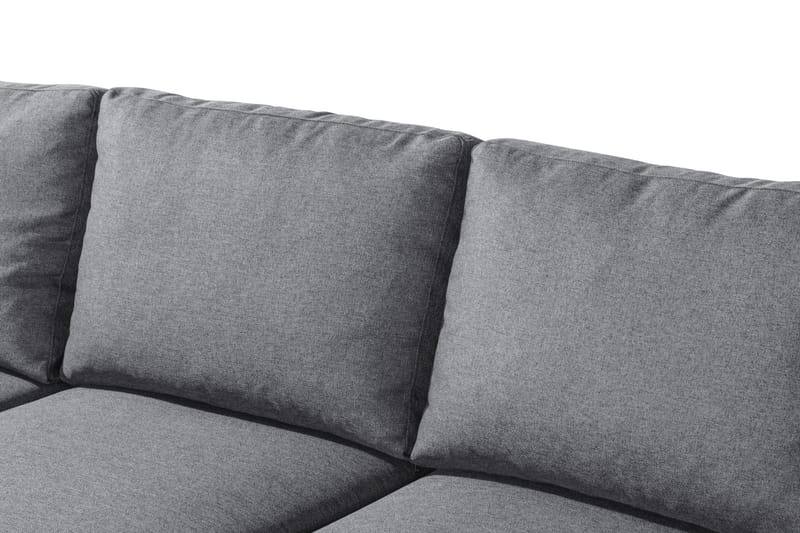 Peppe 4-sits Vänstervänd L-formad Schäslongsoffa i Tyg - Ljusgrå - Möbler - Soffa - Divansoffor & schäslongsoffa - 4 sits soffa med divan