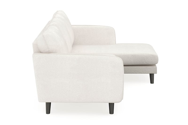 Trend Lyx 3-sits Divansoffa Höger - Vit|Bouclé - Divansoffor & schäslongsoffa - 4 sits soffa med divan