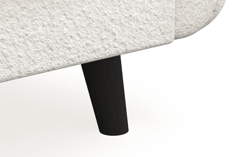 Trend Lyx 3-sits Divansoffa Höger - Vit|Bouclé - Divansoffor & schäslongsoffa - 4 sits soffa med divan