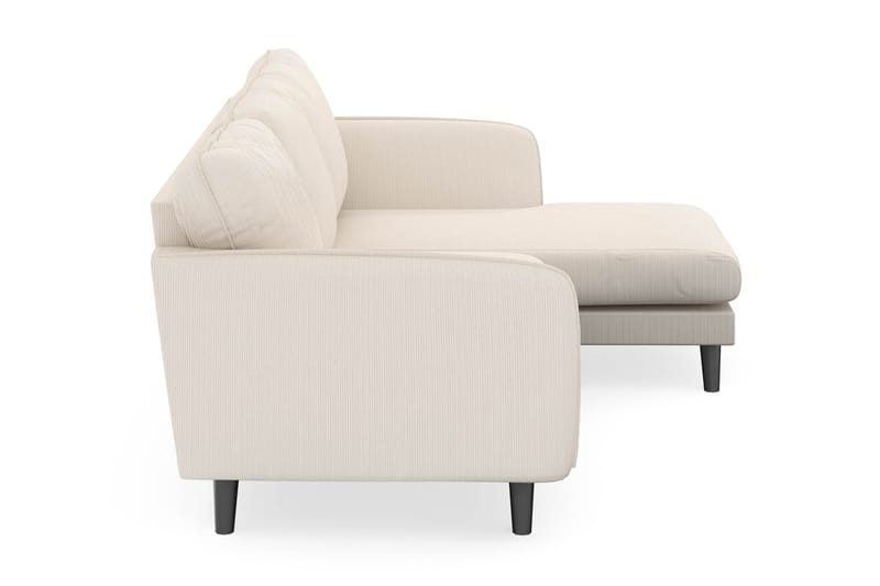 Trend Lyx 3-sits Högervänd L-formad Divansoffa i Manchester - Beige - Möbler - Soffa - Divansoffor & schäslongsoffa - 4 sits soffa med divan