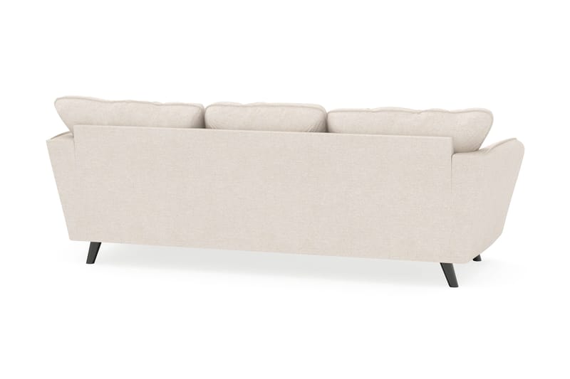 Trend Lyx 3-sits Högervänd L-formad Divansoffa i Tyg - Beige - Möbler - Soffa - Divansoffor & schäslongsoffa - 4 sits soffa med divan