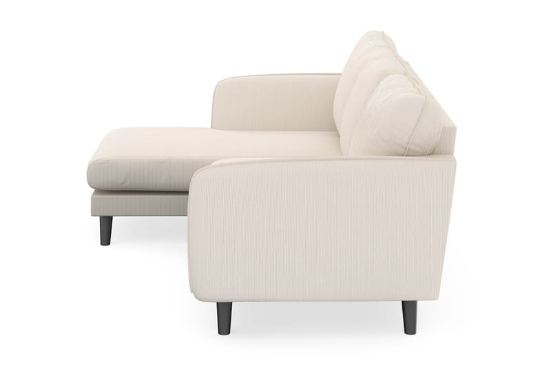 Trend Lyx 3-sits Vänstervänd L-formad Divansoffa i Manchester - Beige - Möbler - Soffa - Divansoffor & schäslongsoffa - 4 sits soffa med divan