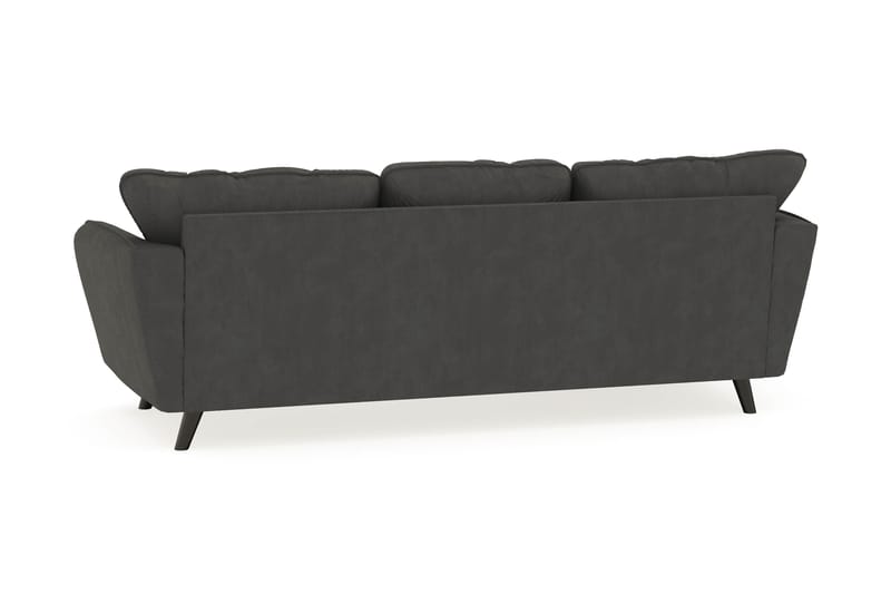 Trend Lyx 3-sits Vänstervänd L-formad Divansoffa i Manchester - Mörkgrå - Möbler - Soffa - Divansoffor & schäslongsoffa