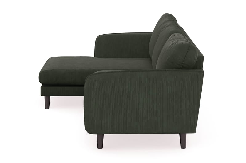 Trend Lyx 3-sits Vänstervänd L-formad Divansoffa i Manchester - Mörkgrön - Möbler - Soffa - Divansoffor & schäslongsoffa