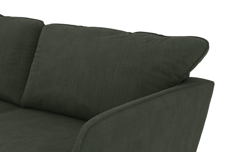 Trend Lyx 3-sits Vänstervänd L-formad Divansoffa i Manchester - Mörkgrön - Möbler - Soffa - Divansoffor & schäslongsoffa