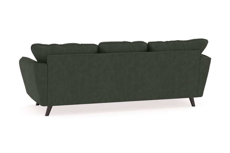Trend Lyx 3-sits Vänstervänd L-formad Divansoffa i Manchester - Mörkgrön - Möbler - Soffa - Divansoffor & schäslongsoffa - 4 sits soffa med divan