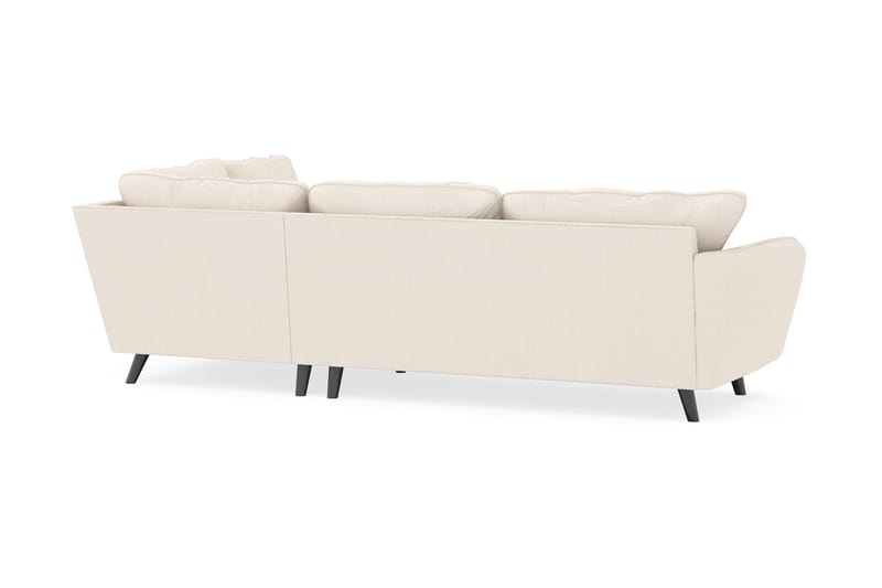 Trend Lyx 4-sits Högervänd L-formad Schäslongsoffa i Manchester - Beige - Möbler - Soffa - Divansoffor & schäslongsoffa