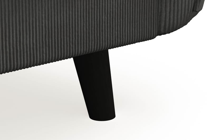 Trend Lyx 4-sits Högervänd L-formad Schäslongsoffa i Manchester - Mörkgrå - Möbler - Soffa - Divansoffor & schäslongsoffa