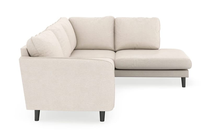 Trend Lyx 4-sits Högervänd L-formad Schäslongsoffa i Tyg - Beige - Möbler - Soffa - Divansoffor & schäslongsoffa - 4 sits soffa med divan