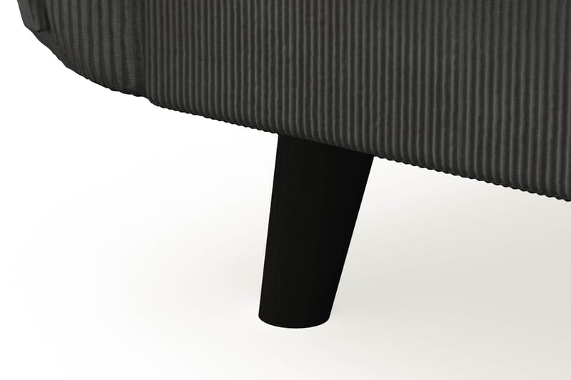 Trend Lyx 4-sits Vänstervänd L-formad Schäslongsoffa i Manchester - Mörkgrå - Möbler - Soffa - Divansoffor & schäslongsoffa