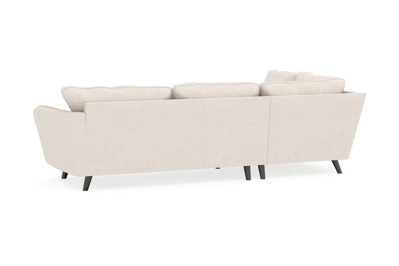 Trend Lyx 4-sits Vänstervänd L-formad Schäslongsoffa i Tyg - Beige - Möbler - Soffa - Divansoffor & schäslongsoffa