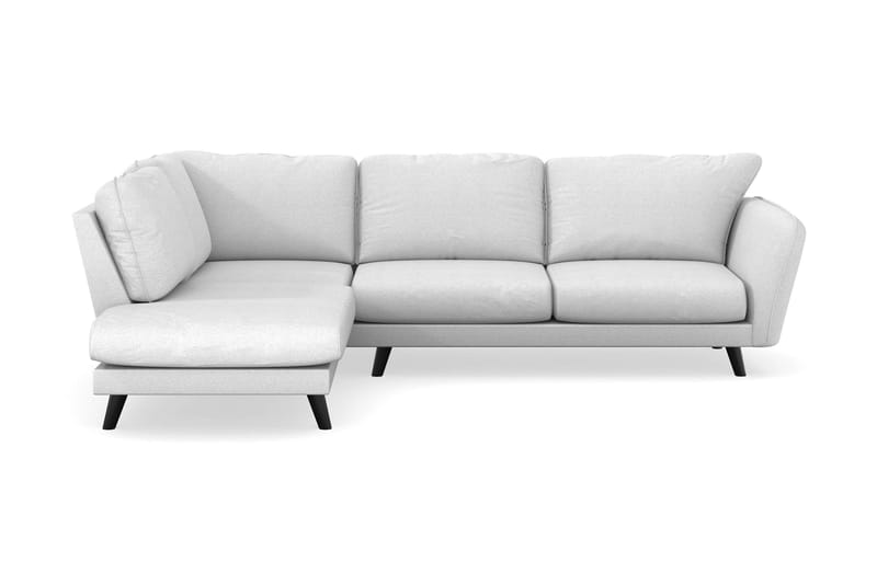 Trend Lyx 4-sits Vänstervänd L-formad Schäslongsoffa i Tyg - Ljusgrå - Möbler - Soffa - Divansoffor & schäslongsoffa