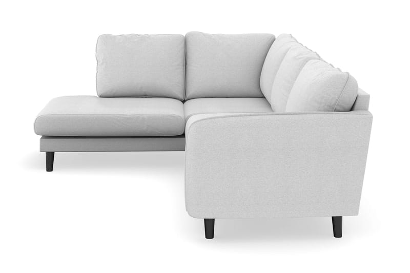 Trend Lyx 4-sits Vänstervänd L-formad Schäslongsoffa i Tyg - Ljusgrå - Möbler - Soffa - Divansoffor & schäslongsoffa