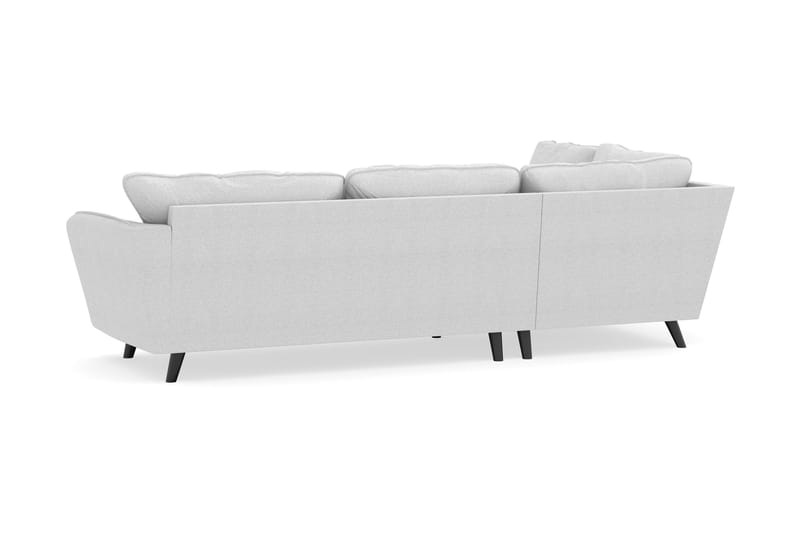 Trend Lyx 4-sits Vänstervänd L-formad Schäslongsoffa i Tyg - Ljusgrå - Möbler - Soffa - Divansoffor & schäslongsoffa